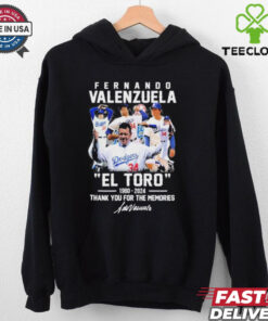 Official Fernando Valenzuela “EL TORO” 1960 2024 Thank You For The Memories 2D T Shirt