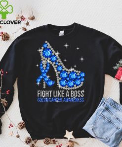 Official Fight Bowel Cancer Like A Boss Colon Cancer Awareness Shirt