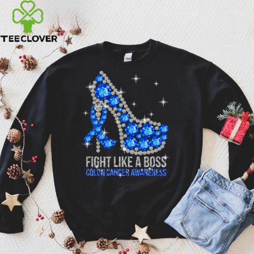 Official Fight Bowel Cancer Like A Boss Colon Cancer Awareness Shirt