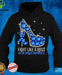 Official Fight Bowel Cancer Like A Boss Colon Cancer Awareness Shirt