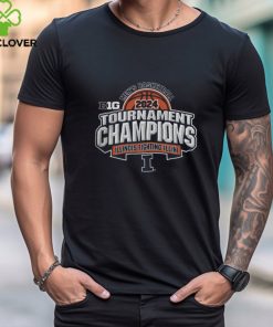 Official Fighting Illini Store Illinois Mbb 2024 Conference Tournament Champions T Shirt