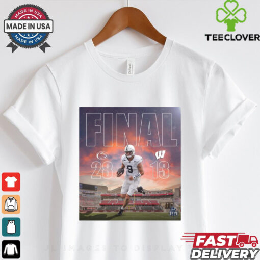 Official Final Penn State Nittany Lions 28 – 13 Wisconsin Badgers The Jumping Around Has Ceased Poster t shirt