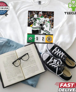 Official Final Score Dallas Stars 5 – 2 Boston Bruins NHL 2024 25 Season Poster t shirt
