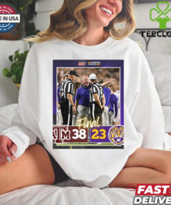 Official Final Texas A&M Aggies 38 – 23 LSU Tigers LSU loses for 4th straight time in College Station Poster t shirt