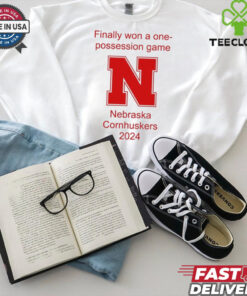 Official Finally Won A One Possession Game Nebraska Cornhuskers Football 2024 t shirt