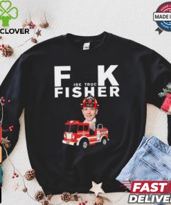 Official Fire Truck Fisher Dumpster Fire Dept Rickey Henderson t shirt