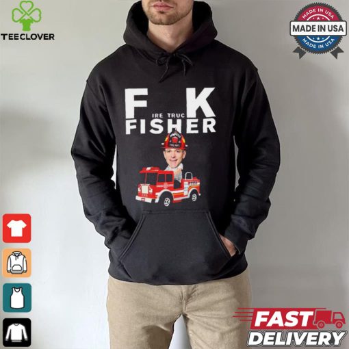 Official Fire Truck Fisher Dumpster Fire Dept Rickey Henderson t shirt