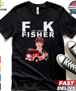 Official Fire Truck Fisher Dumpster Fire Dept Rickey Henderson t shirt