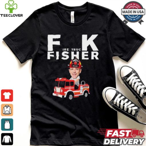 Official Fire Truck Fisher Dumpster Fire Dept Rickey Henderson t shirt