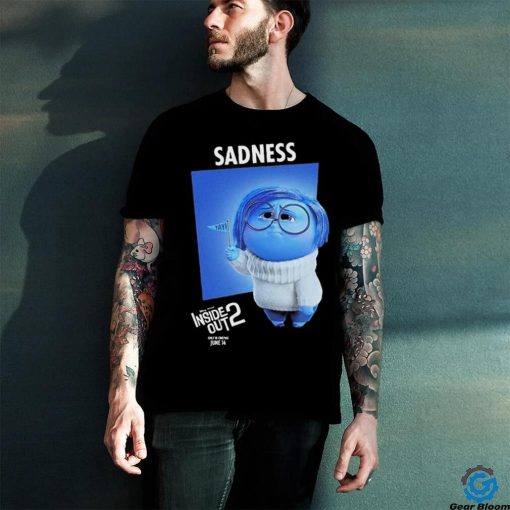 Official First Individual Poster Character Sadness For Inside Out 2 Releasing In Theaters On June 14 Shirt