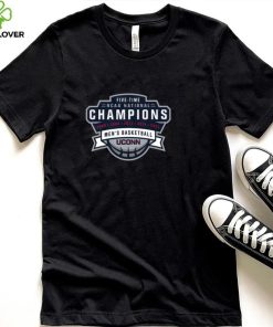 Official Five Time NCAA National Champions 1999 – 2023 Men’s Basketball UConn Huskies shirt