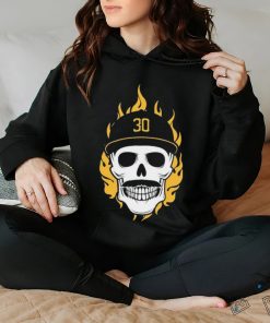 Official Flaming Pirate Skull Baseball MLB Shirt