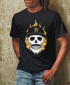 Official Flaming Pirate Skull Baseball MLB Shirt