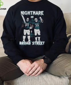 Official Fletcher Cox And Brandon Graham Nightmare On Broad Street halloween shirt