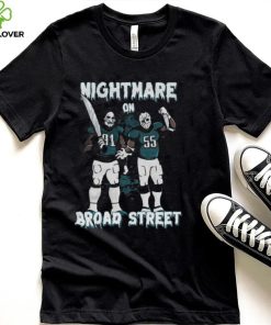 Official Fletcher Cox And Brandon Graham Nightmare On Broad Street halloween hoodie, sweater, longsleeve, shirt v-neck, t-shirt