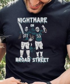 Official Fletcher Cox And Brandon Graham Nightmare On Broad Street halloween hoodie, sweater, longsleeve, shirt v-neck, t-shirt