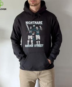 Official Fletcher Cox And Brandon Graham Nightmare On Broad Street halloween hoodie, sweater, longsleeve, shirt v-neck, t-shirt