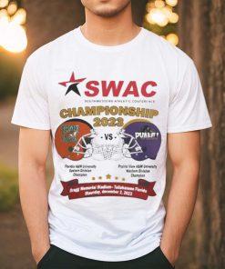 Official Florida A&M Vs Prairie View A&M 2023 SWAC Football Championship Helmet T Shirt