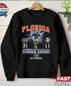 Official Florida Gators 31 11 Florida State Seminoles Score The Winningest Team In College Football Go Florida 2024 t shirt
