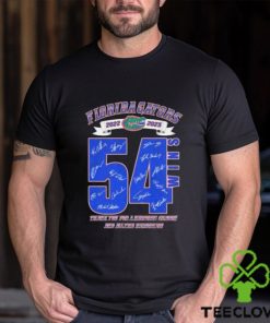 Official Florida Gators 54 Wins Thank You For A History Season And All The Memories Signatures Shirt 1 Official Florida Gators 54 Wins Thank You For A History Season And All The Memories Signatures Shirt