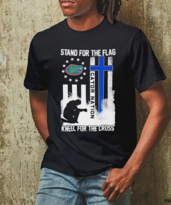 Official Florida Gators Stand For The Flag Kneel For The Cross Gator Nation Shirt