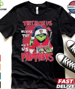 Official Florida Panthers 2024 Grinch They Hate Us Because The Ain’t Us Hockey T Shirt