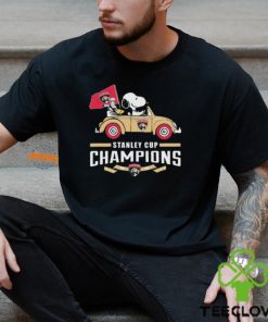 Official Florida Panthers Snoopy and Woodstock Driving Car The Stanley Cup Champions 2024 shirt