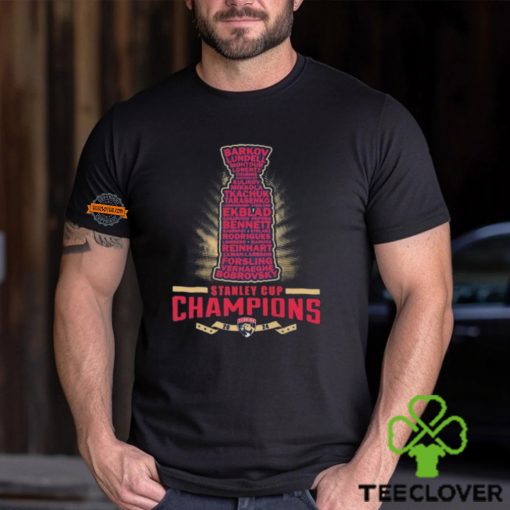 Official Florida Panthers Stanley Cup Champions 2024 List Of Stars hoodie, sweater, longsleeve, shirt v-neck, t-shirt