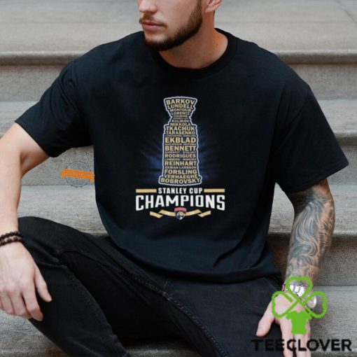 Official Florida Panthers The Squad Name The Stanley Cup Champions 2024 hoodie, sweater, longsleeve, shirt v-neck, t-shirt