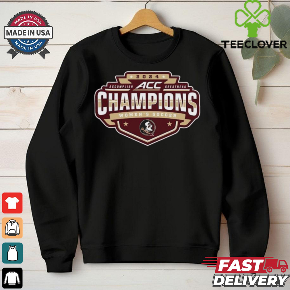Official Florida State Seminoles 2024 ACC Women’s Soccer Tournament Champions T Shirt Official Florida State Seminoles 2024 ACC Women’s Soccer Tournament Champions T Shirt