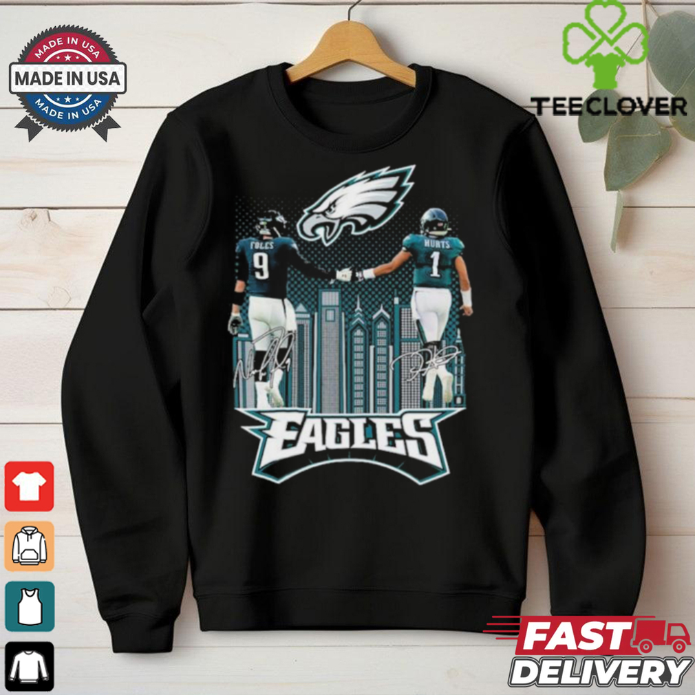 Official Foles And Hurts Philadelphia Eagles Shirt Official Foles And Hurts Philadelphia Eagles Shirt