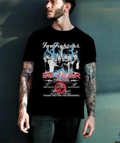 Official Foo Fighters 30 Years 1994 – 2024 Thank You For The Memories T Shirt