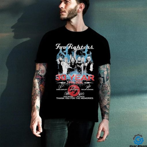 Official Foo Fighters 30 Years 1994 – 2024 Thank You For The Memories T Shirt