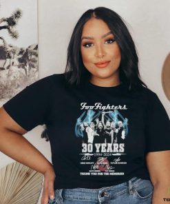 Official Foo Fighters Rock Band 30 Years Of Memories Shirt