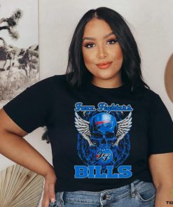 Official Fooz Fighters Skull Wings Buffalo Bills 2023 T Shirt