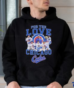 Official For The Love Of Chicago Cubs Baseball Signatures Shirt