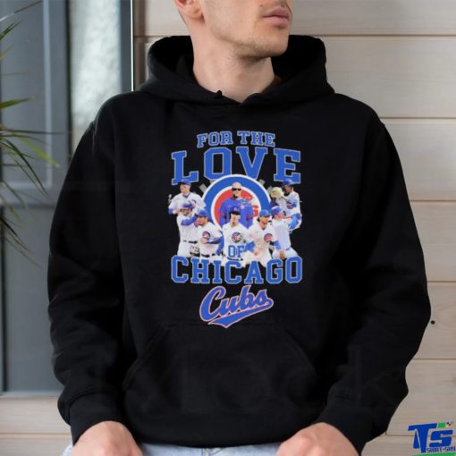 Official For The Love Of Chicago Cubs Baseball Signatures Shirt