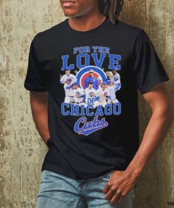 Official For The Love Of Chicago Cubs Baseball Signatures Shirt