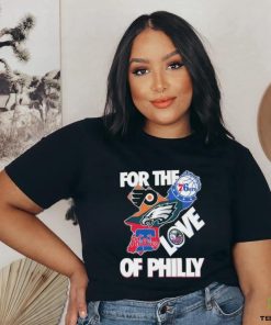 Official For The Love Of Philly Philadelphia Map Sports Teams Logo Shirt