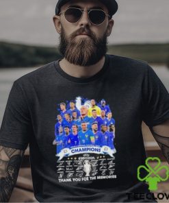 Official France Football Team Champions Euro 2024 Thank You For The Memories Signatures Shirt