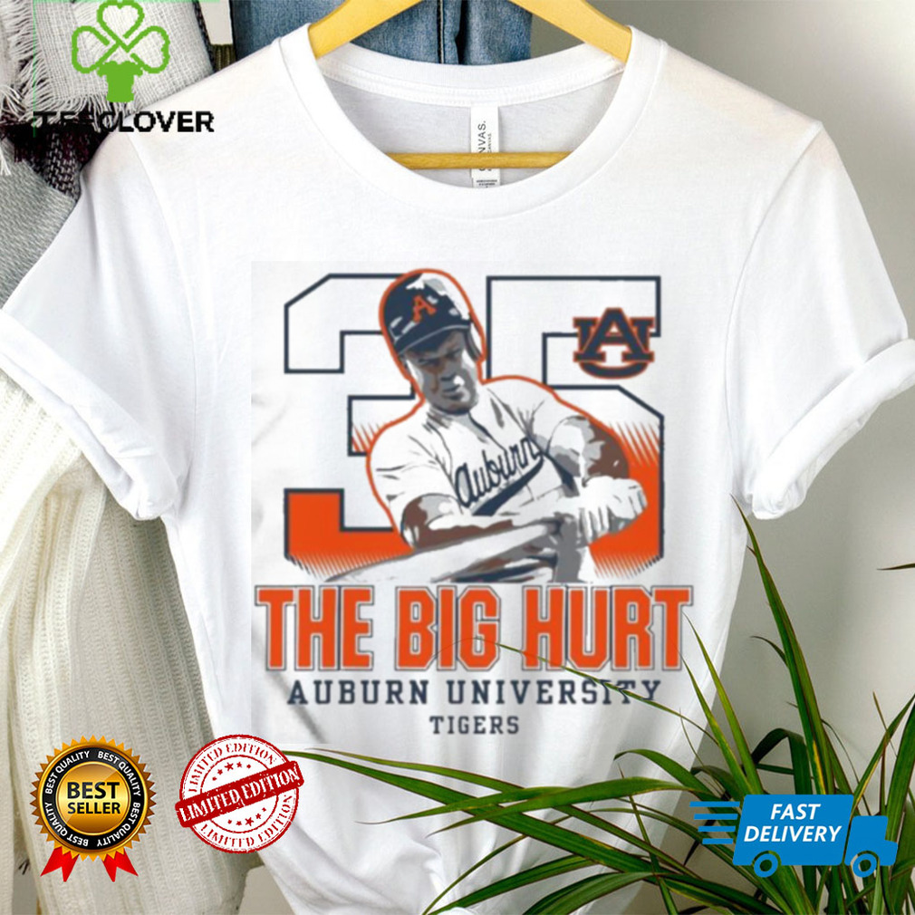 Official Frank Thomas #35 Big Hurt Auburn Tigers Youth Shirt Official Frank Thomas #35 Big Hurt Auburn Tigers Youth Shirt