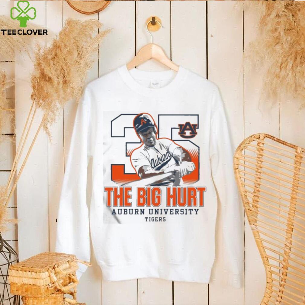Official Frank Thomas #35 Big Hurt Auburn Tigers Youth Shirt Official Frank Thomas #35 Big Hurt Auburn Tigers Youth Shirt