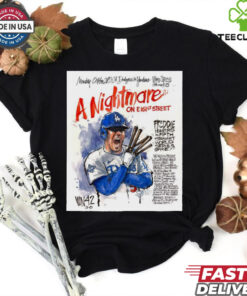 Official Freddie Freeman A Nightmare Freddie Homers In Fifth Straight World Series Game Paint Poster t shirt