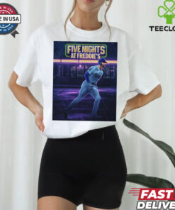 Official Freddie Freeman Los Angeles Dodgers Five Nights At Freddie’s Poster t shirt