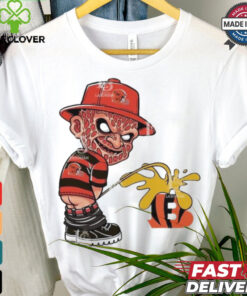Official Freddy Krueger Cleveland Browns Piss On Cincinnati Bengals Halloween 2024 NFL Shirt