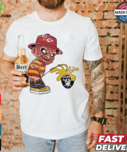 Official Freddy Krueger Kansas City Chiefs Piss On Las Vegas Raiders Halloween 2024 NFL Shirt