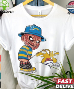 Official Freddy Krueger Los Angeles Chargers Piss On Denver Broncos Halloween 2024 NFL Shirt
