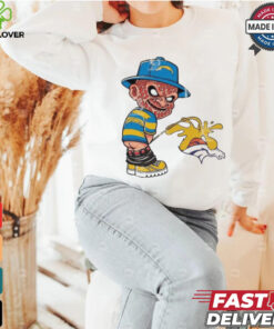 Official Freddy Krueger Los Angeles Chargers Piss On Denver Broncos Halloween 2024 NFL Shirt