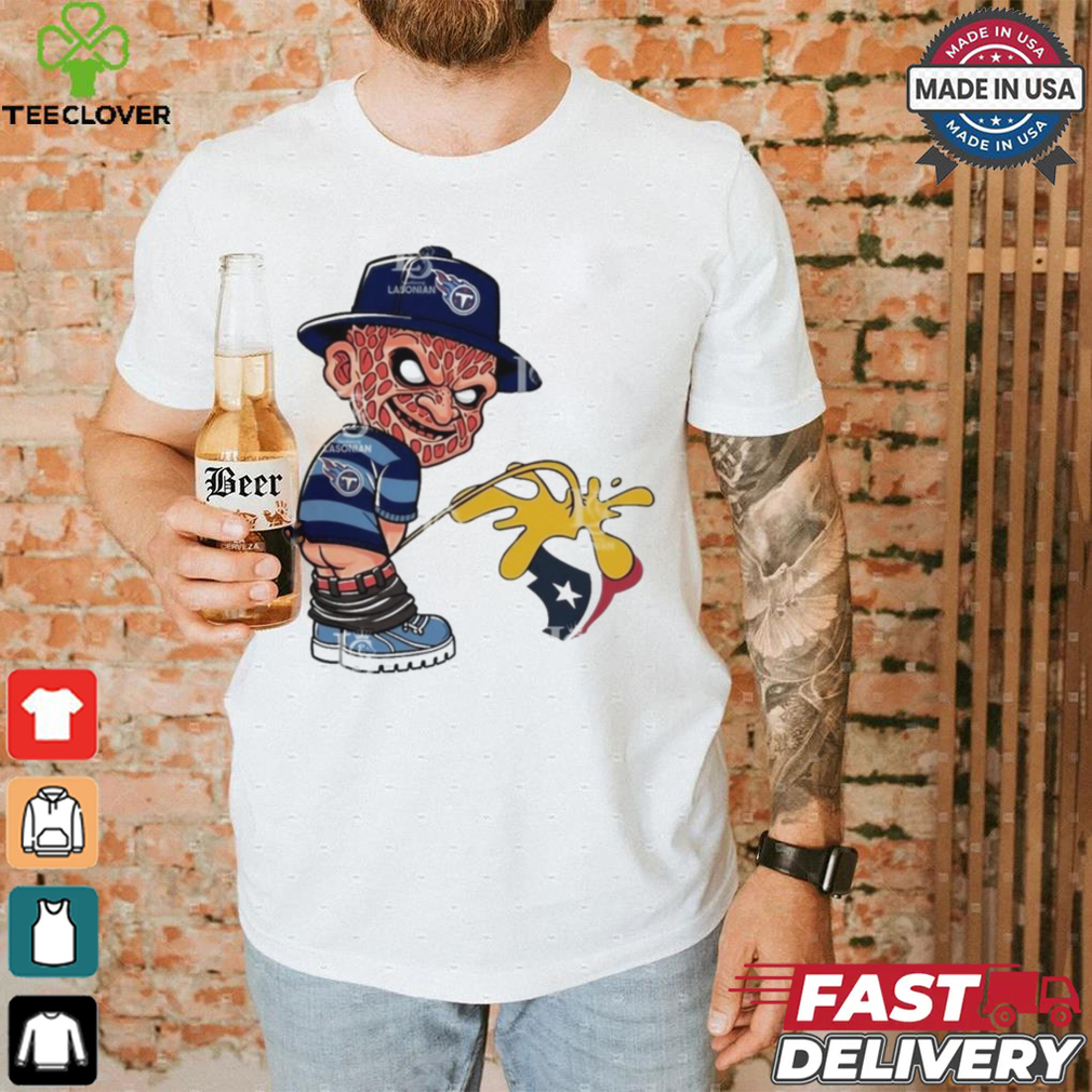 Official Freddy Krueger Tennessee Titans Piss On Houston Texans Halloween 2024 NFL Shirt Official Freddy Krueger Tennessee Titans Piss On Houston Texans Halloween 2024 NFL Shirt
