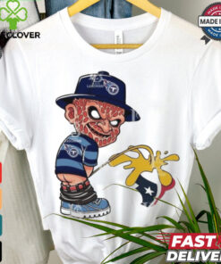 Official Freddy Krueger Tennessee Titans Piss On Houston Texans Halloween 2024 NFL Shirt